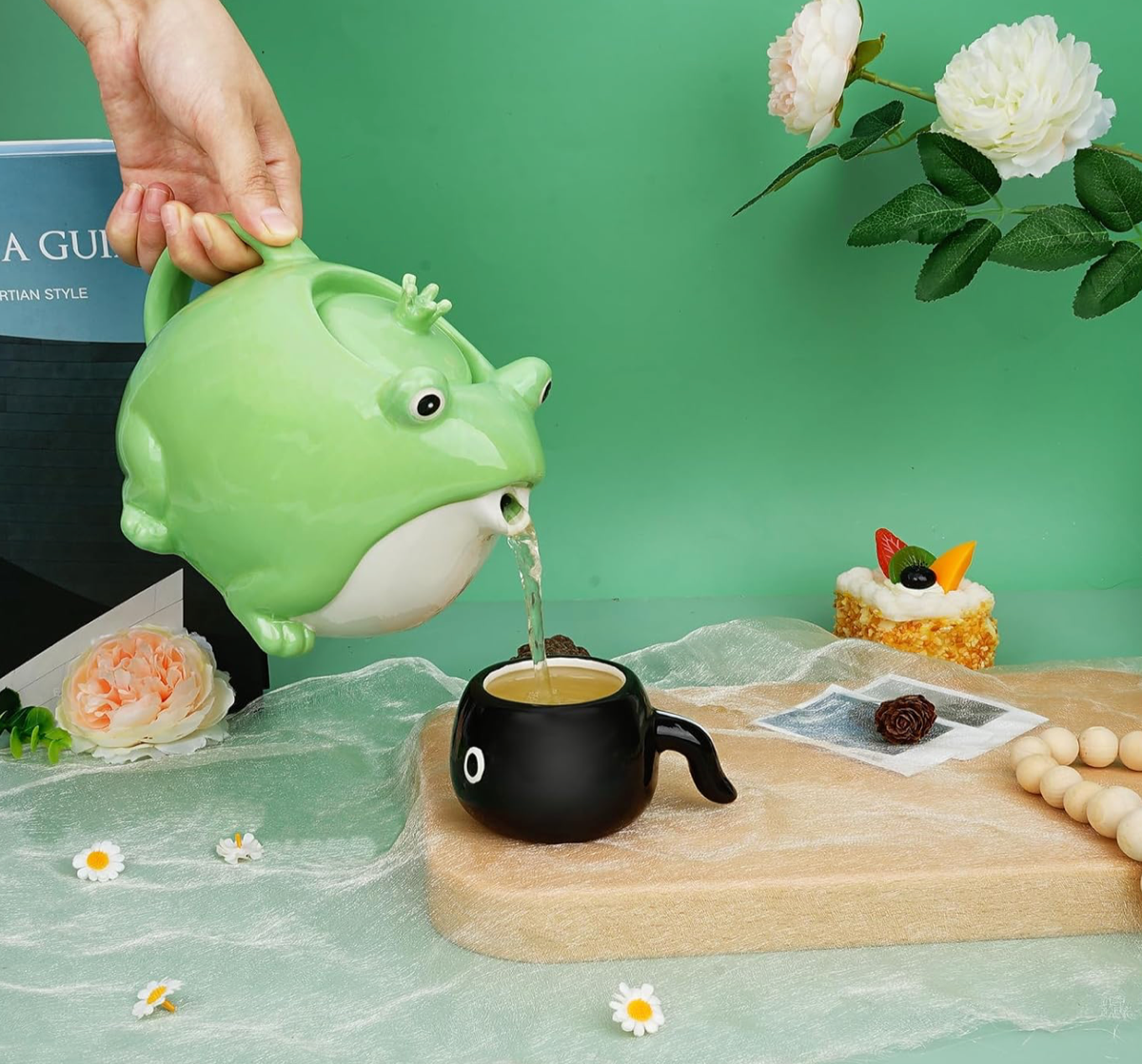 Frog Teapot & Teacup