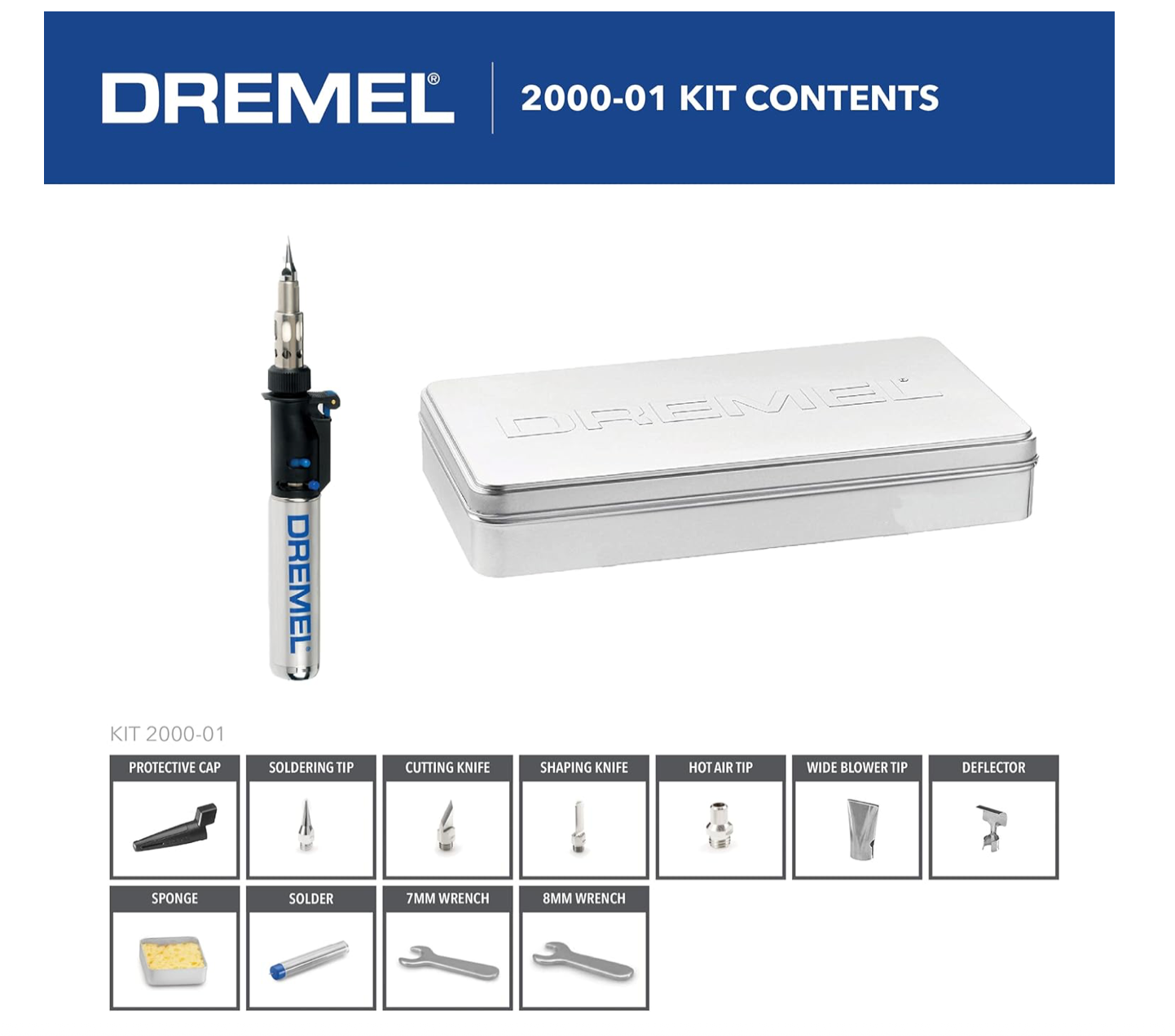 Dremel 2000-01 VersaTip Butane Soldering Torch