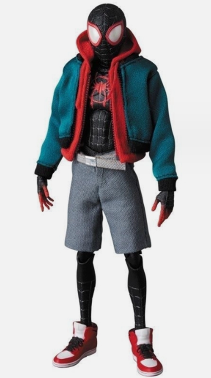 The Spider-Verse Miles Morales MAF107 Action Figure Model Toy