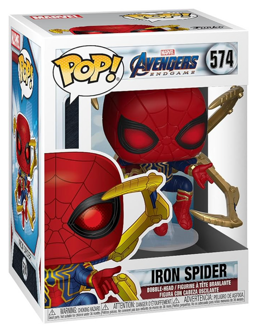 Funko Pop! Marvel: Avengers Endgame - Iron Spider with Nano Gauntlet #574