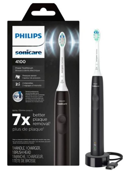 Philips Sonicare - 4100 Power Toothbrush - Black