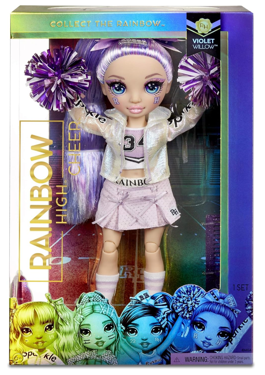 MGA Entertainment Rainbow High Cheer - Violet Willow - Purple - Purple