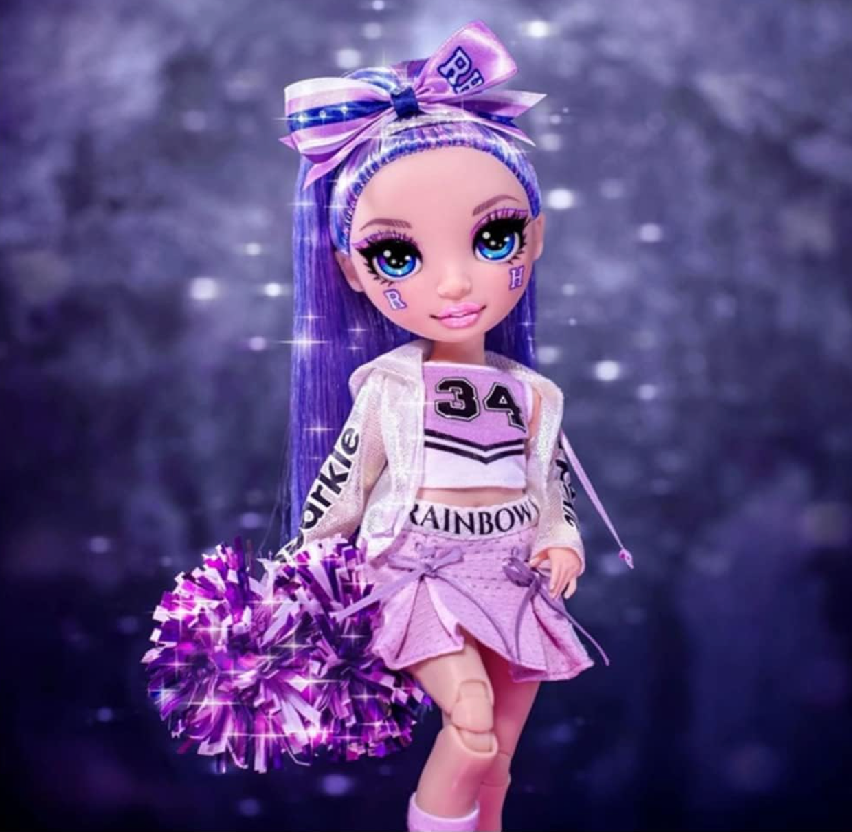 MGA Entertainment Rainbow High Cheer - Violet Willow - Purple - Purple