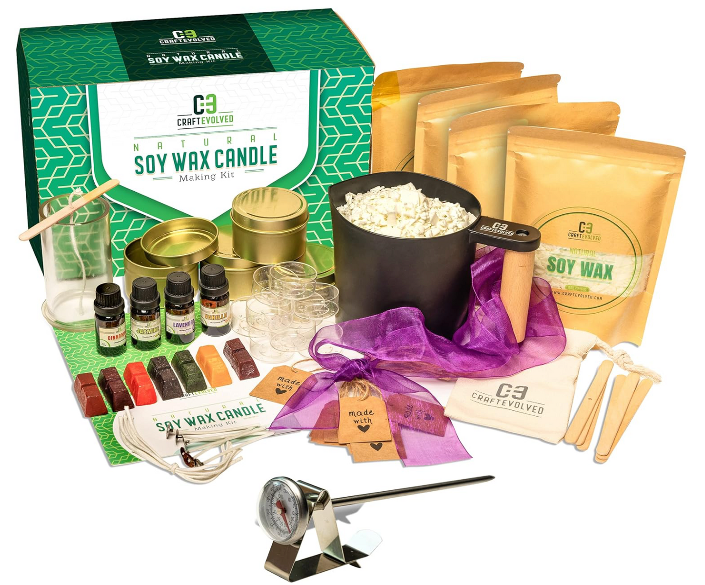 CRAFT EVOLVED Soy Candle Making Kit 5