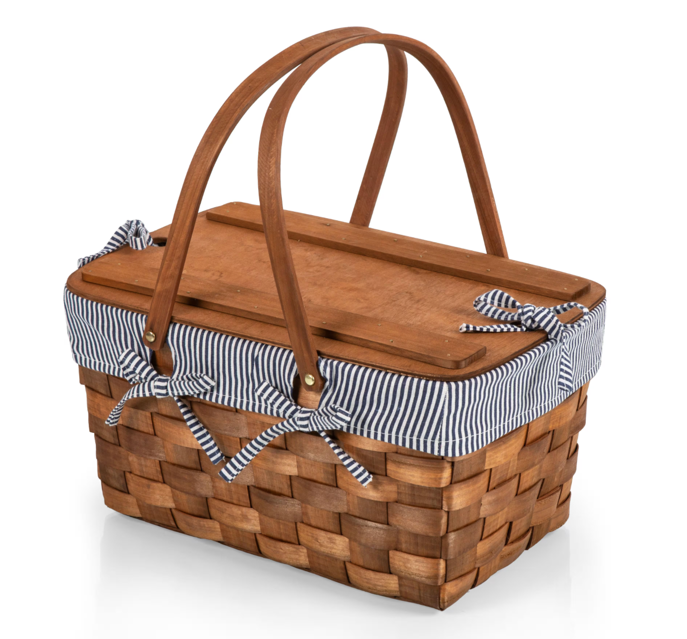 Kansas Wood Picnic Basket