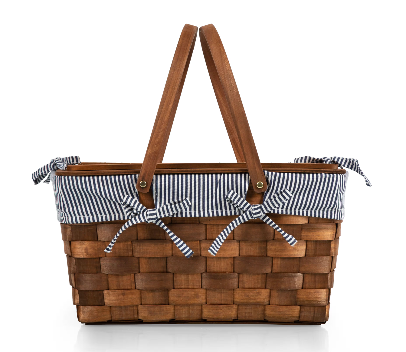 Kansas Wood Picnic Basket