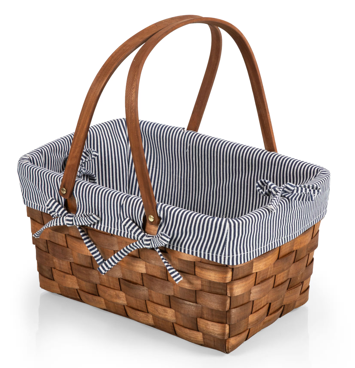 Kansas Wood Picnic Basket