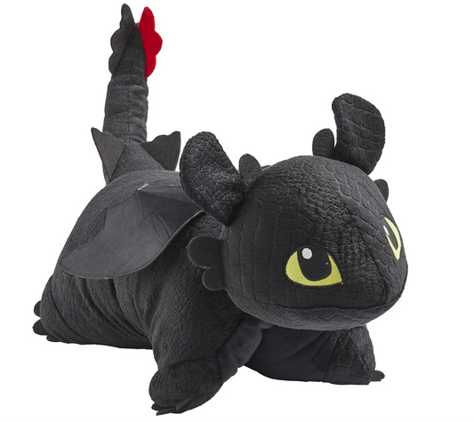 Pillow Pets How to Train Your Dragon Toothless Plush -  16" Stuffed Animal Toy