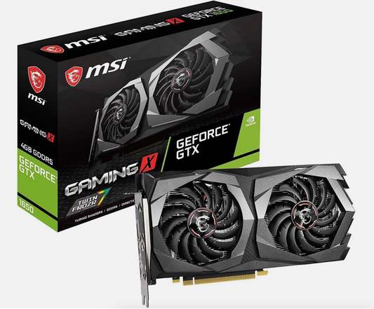 MSI - NVIDIA GeForce GTX 1650 SUPER 4GB GDDR6 PCI Express 3.0 Graphics Card - Black/Gray