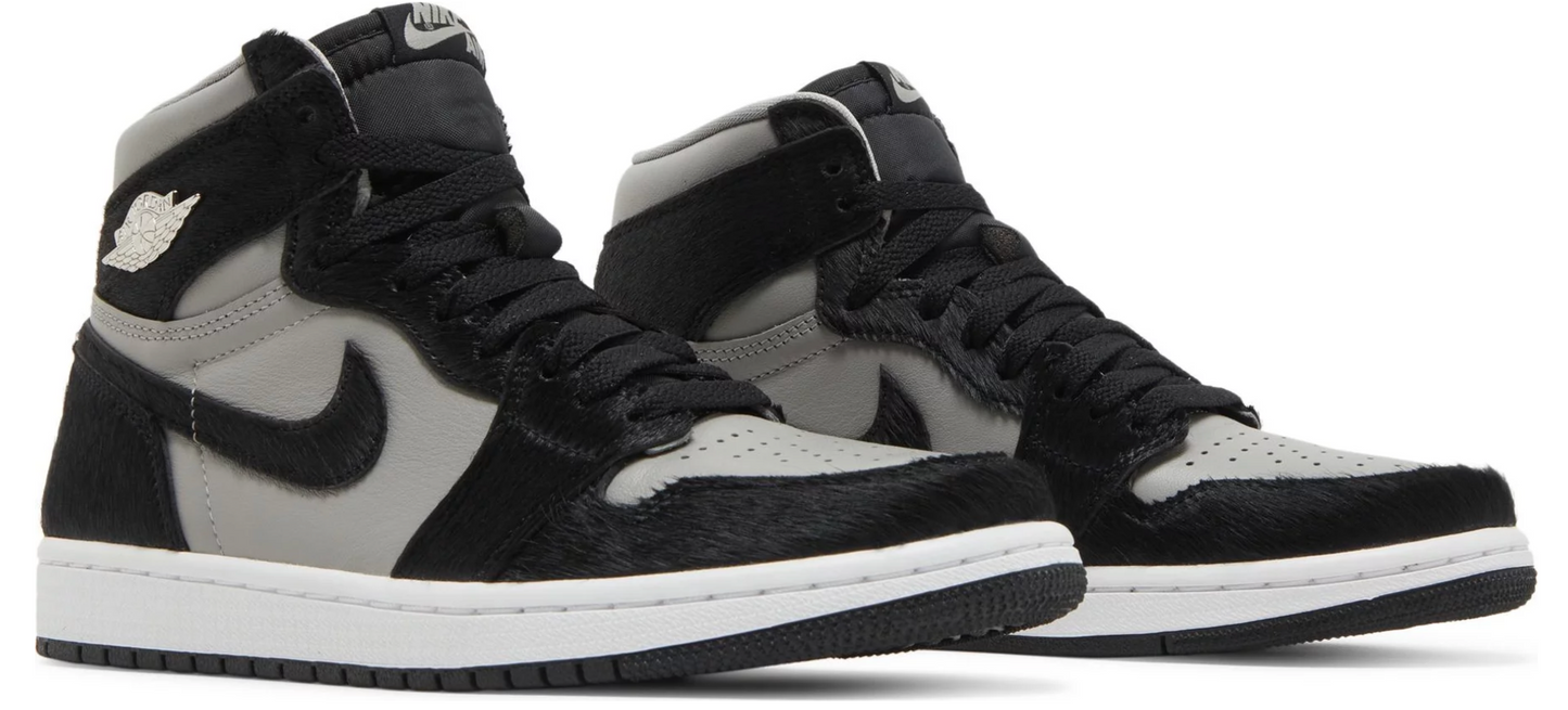 Air Jordan 1 Retro High OG 'Twist 2.0' Womens Sneakers US 11, Medium Grey-Black/White