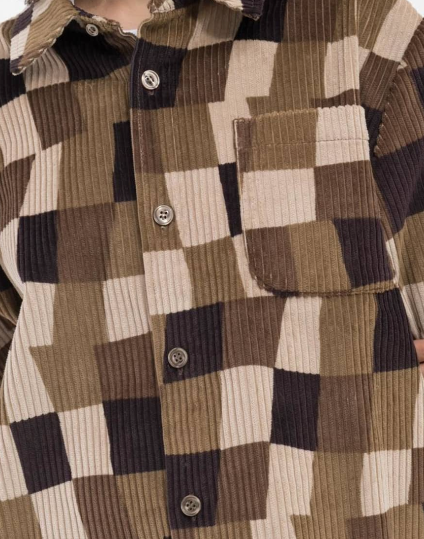 Stussy Wobbly Check Longs-sleeve Shirt