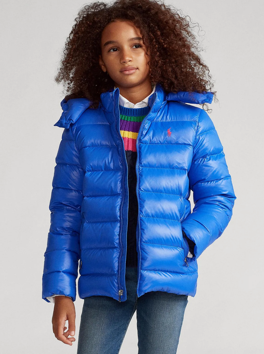 POLO RALPH LAUREN COAT Blue L (12-14)