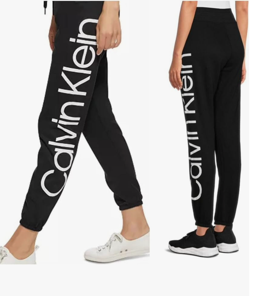 Calvin Klein Jogger Pants Black, Size 6