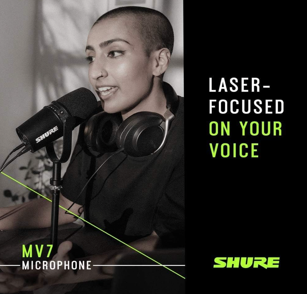 Shure MV7+ Podcast Dynamic Microphone