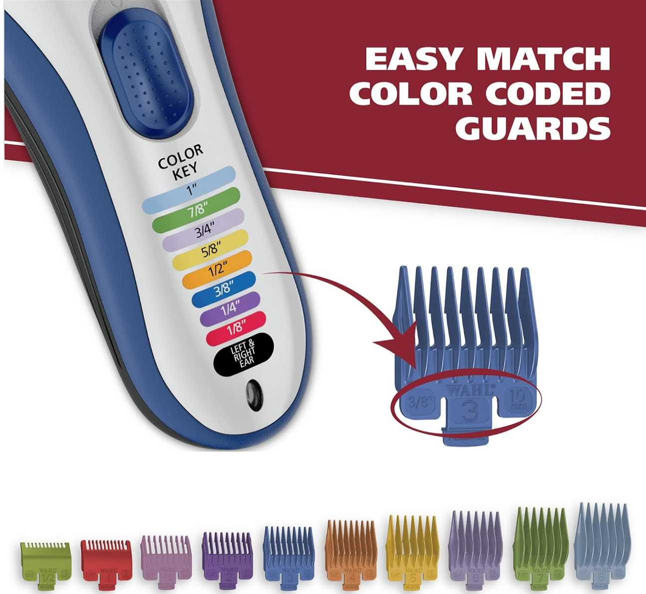 Wahl Color Pro 21-Piece Cordless Hair Clipper Set