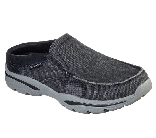 SKECHERS Relaxed Fit Creston - Backlot (Black) Men's Shoes