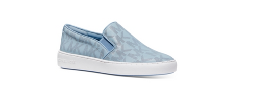 MICHAEL Michael Kors Pale Blue Women's Keaton Slip on Sneakers