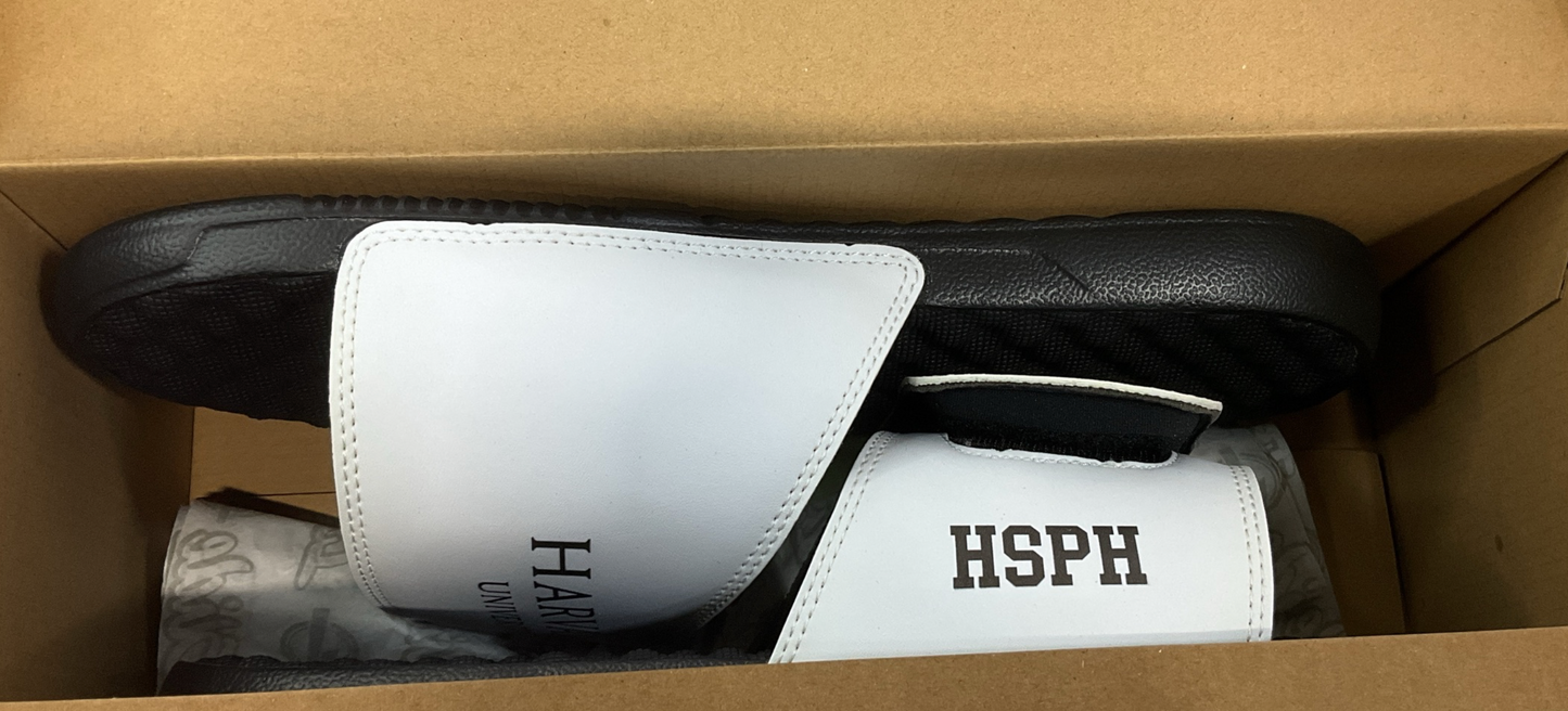 Harvard Shield Wordmark Slides Shoes