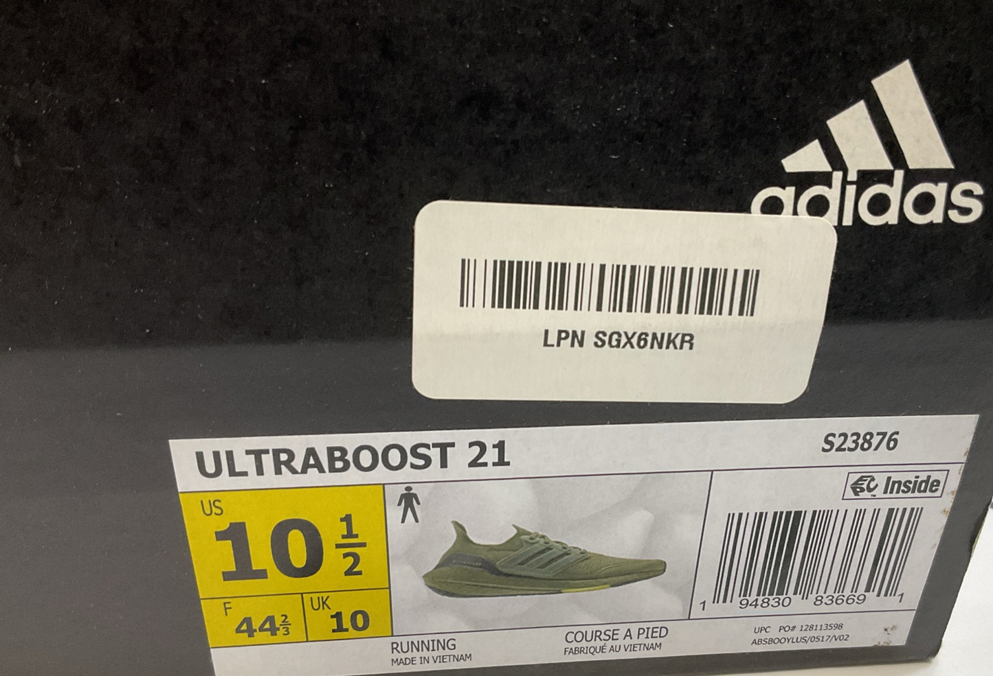 Adidas UltraBoost 21 Running Shoe