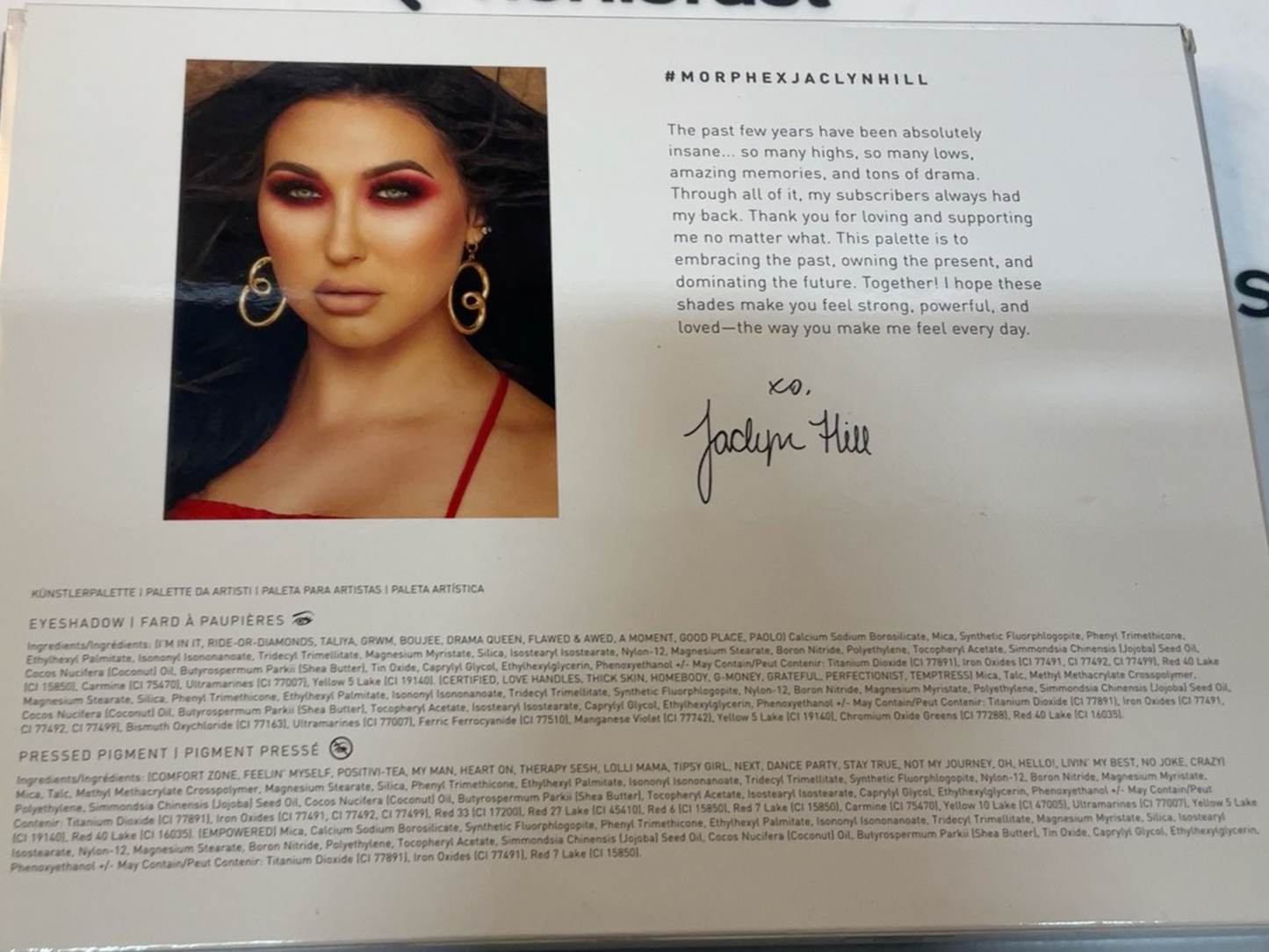 Morphe X Jaclyn Hill the Jaclyn Hill Eyeshadow Palette Volume II