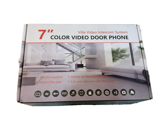 Villa Video Intercom System 7" Color Video Door Phone