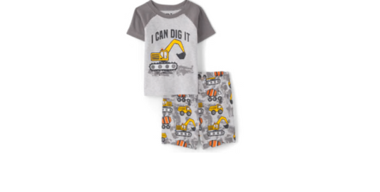 The Children’s Place Toddler Boys Dig It Snug Fit Cotton Pajamas - H/T Lunar