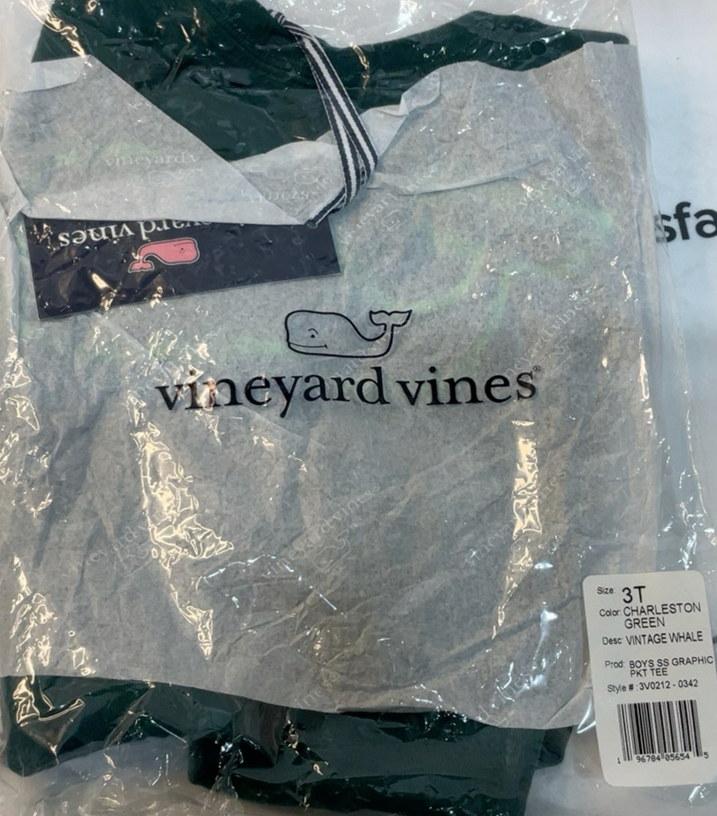 Vineyard Vines BOYS SS GRAPHIC PKT TEE