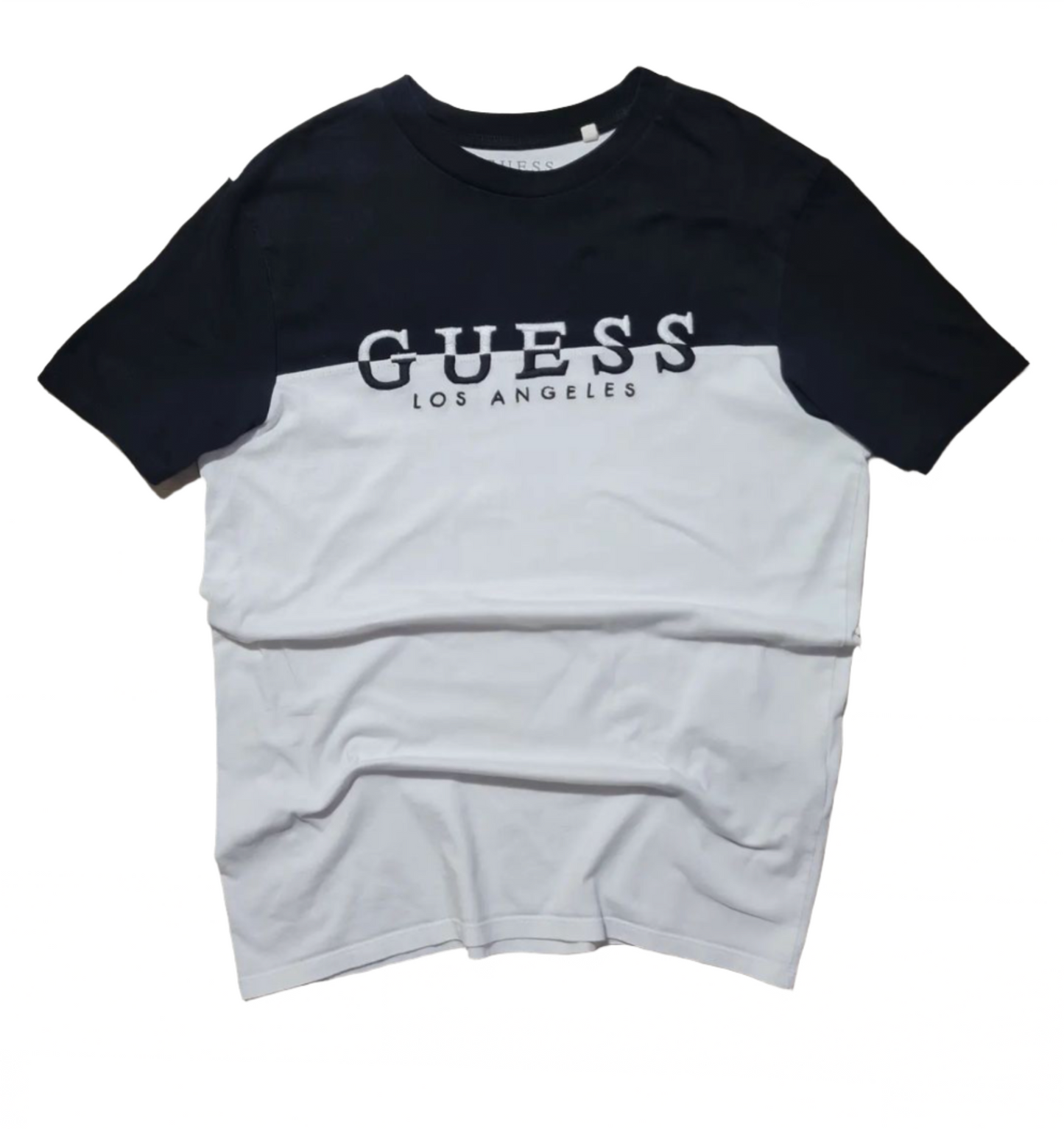 T-SHIRT MEN DAVION LOGO CREW GUESS LOS ANGELES