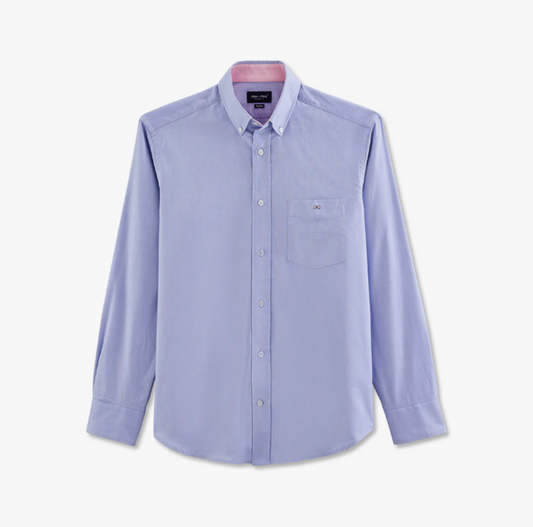 EDEN PARK - MEN'S BLUE COTTON SHIRT