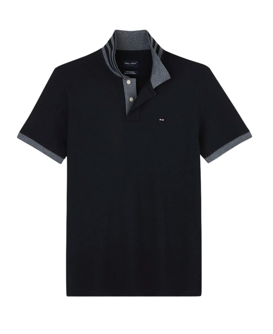 EDEN PARK - MEN'S BLE POLO COTTON MC R CONTRAST