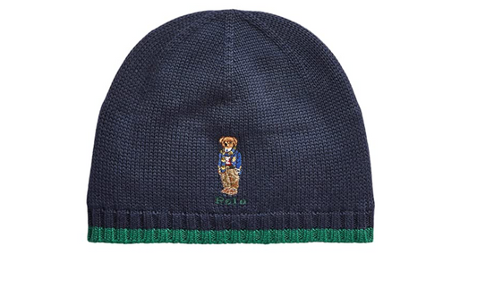 Polo Ralph Lauren Kids Polo Bear Cotton Hat (Infant)