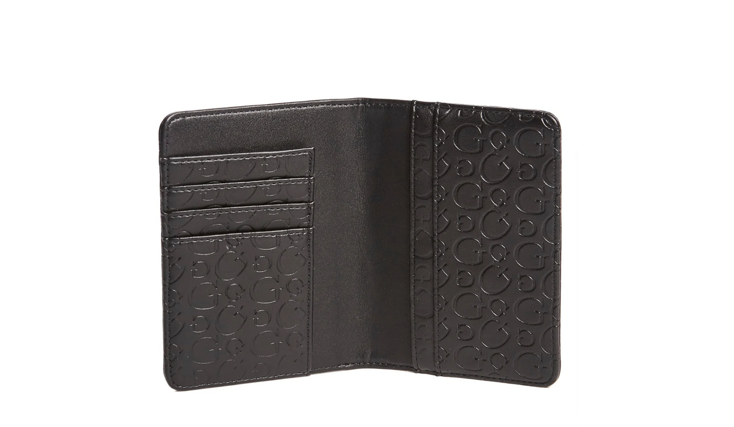 GUESS FACTORY Debossed G Logo Passport Case