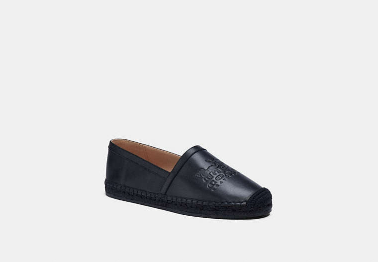 Espadrille COACH - Charlie Leather Black Shoes