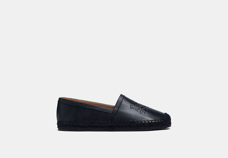 Espadrille COACH - Charlie Leather Black Shoes