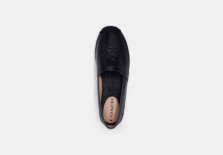 Espadrille COACH - Charlie Leather Black Shoes