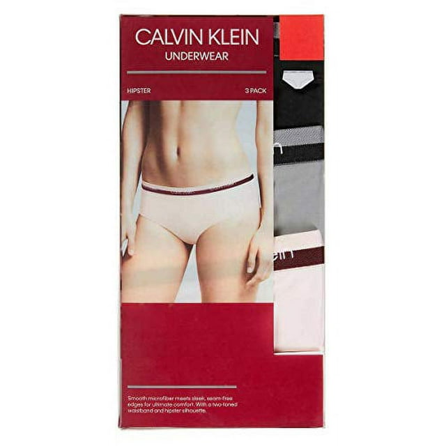 Calvin Klein Women's 3 Pack Hipster Underwear