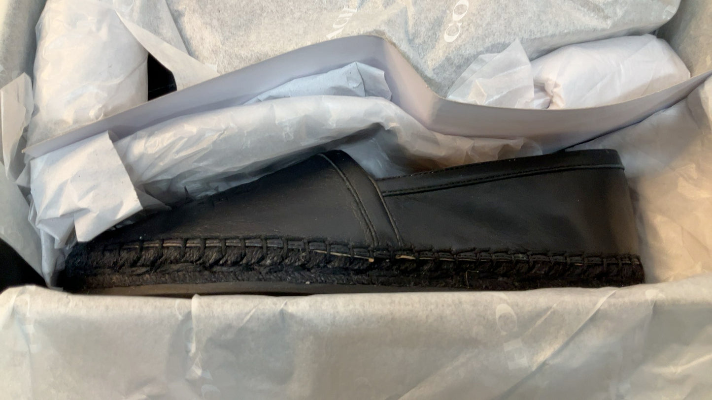 Espadrille COACH - Charlie Leather Black Shoes