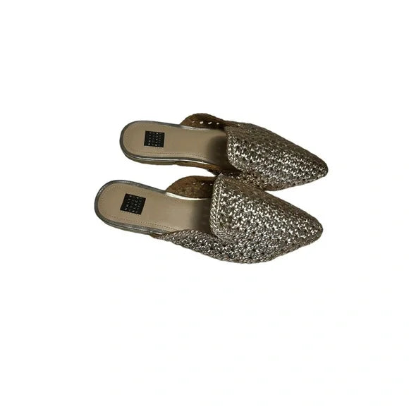 White House Black Market Vivienne Woven Flat Shoes