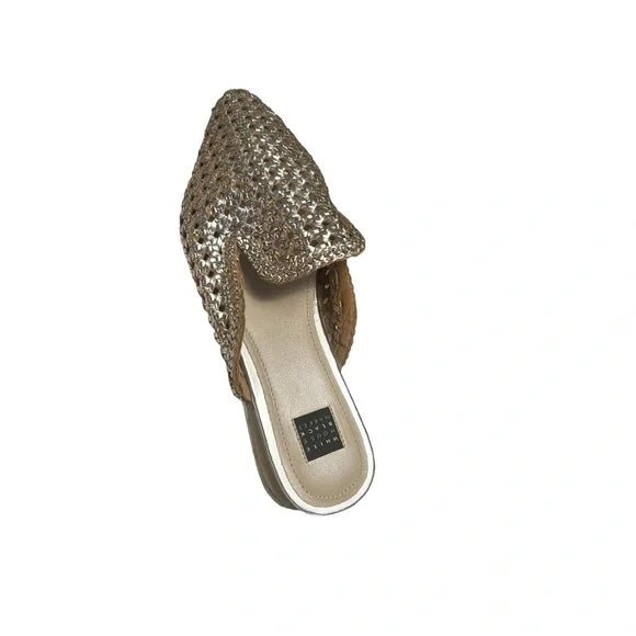 White House Black Market Vivienne Woven Flat Shoes