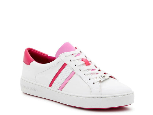 Michael Kors Irving Stripe Lace Up Designer Sneakers