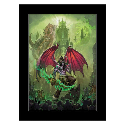 Blizzard Warcraft Tomb of Sargeras illidan Poster Art Print