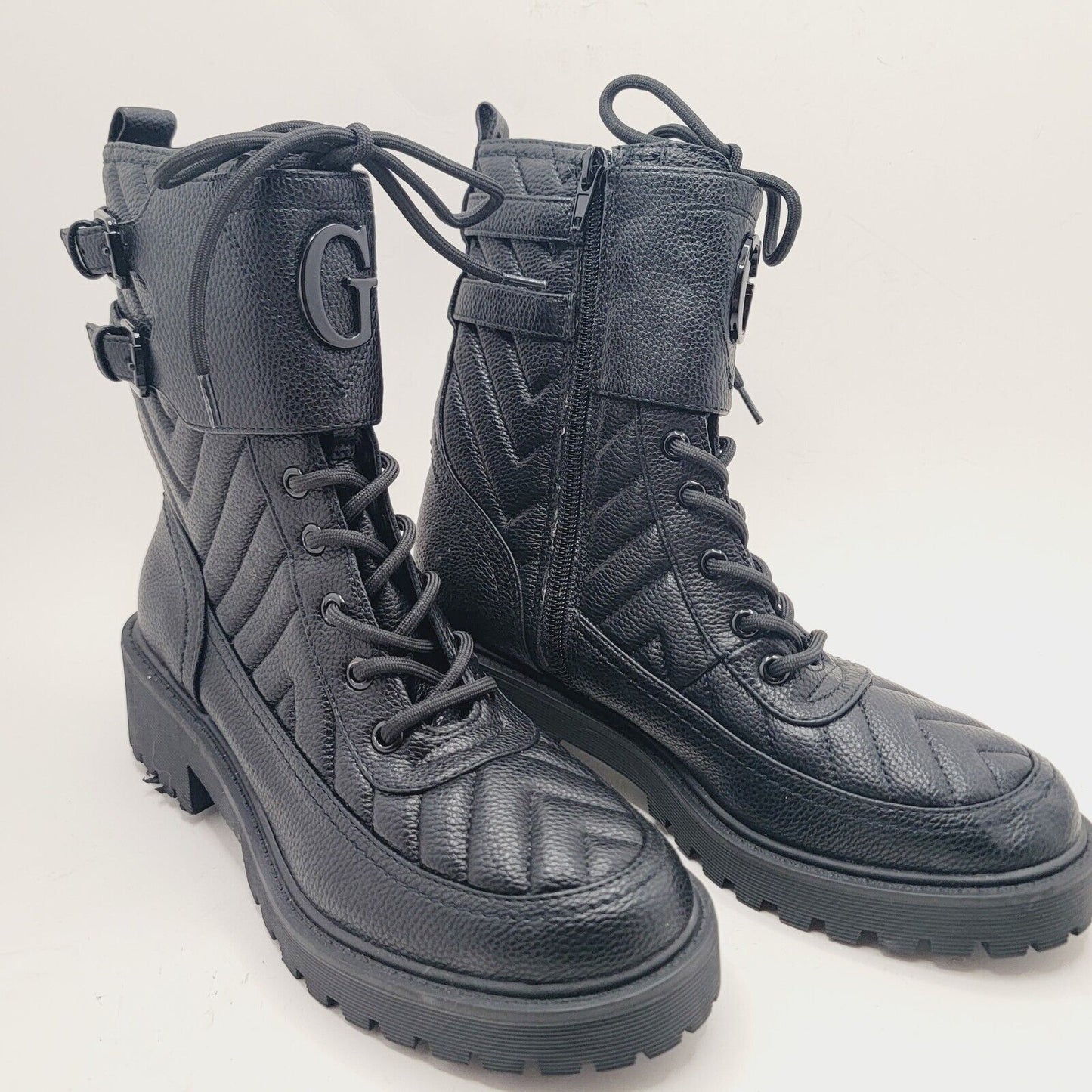 GUESS Los Angeles Women Oaks Combat Boot Shoes