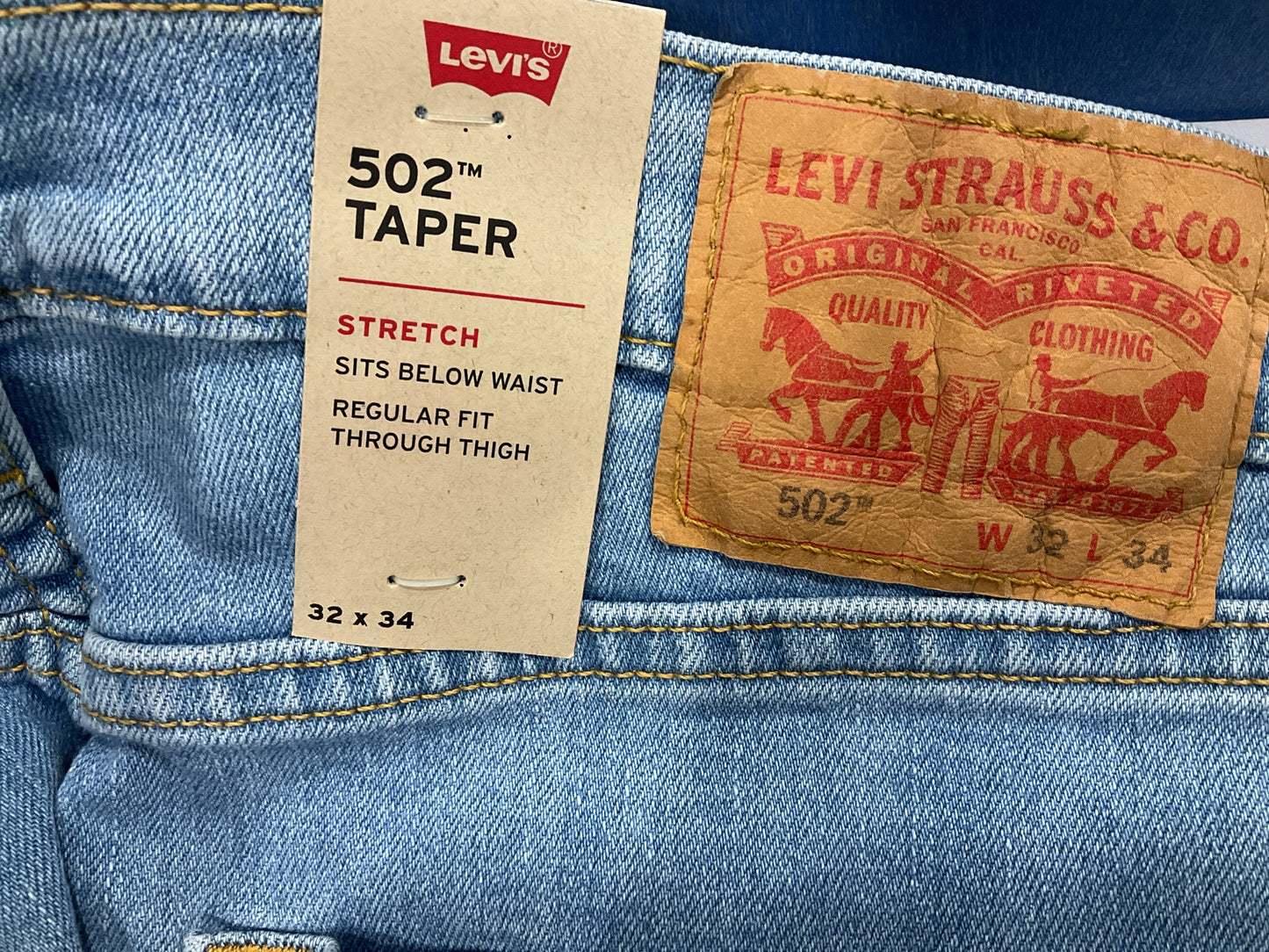 502™ TAPER FIT PANTS LEVI'S® FLEX MEN'S DENIM